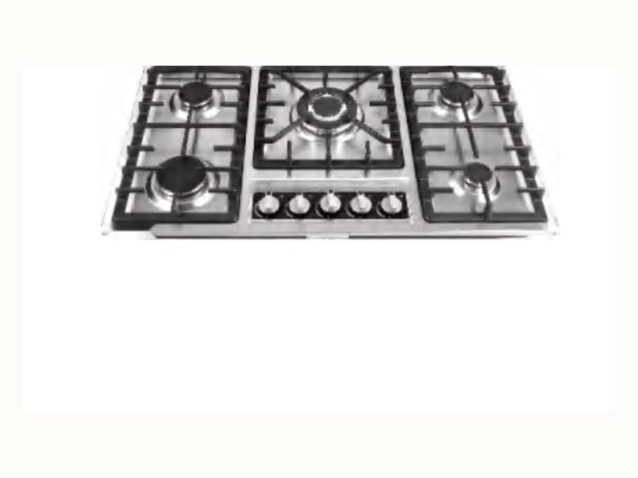 BAOHUI BHA-HB-86LS2B 86 cm 5-Burner Copper Built-in Hob