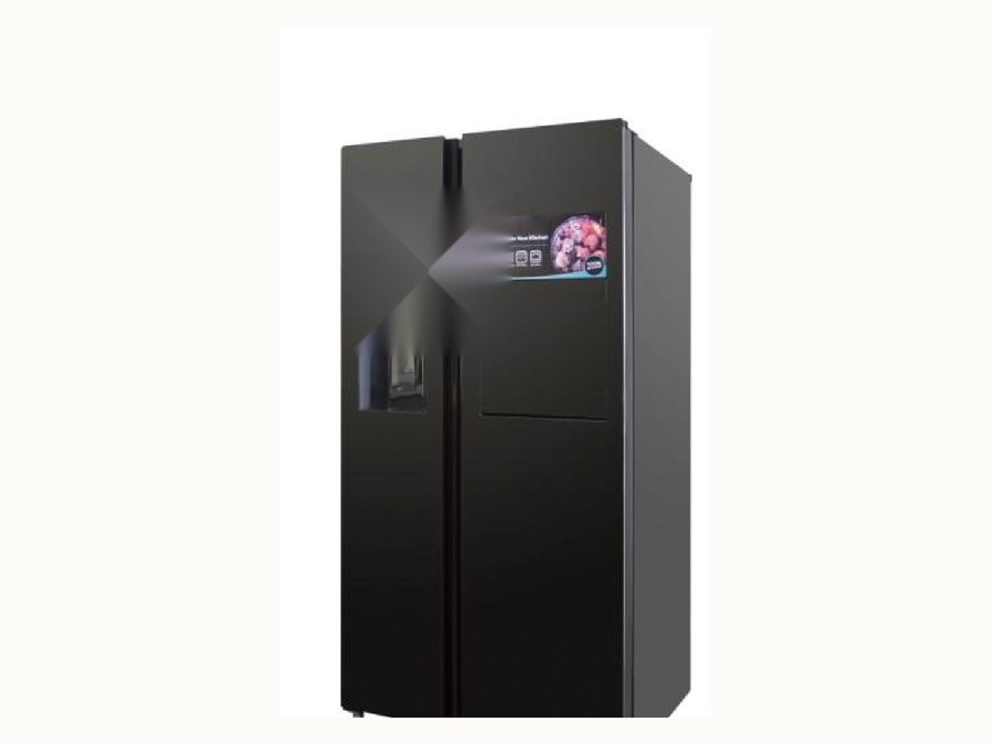 BAOHUI BHA-RF-556BK 556 L Side-by-Side Refrigerator (Black Glass)