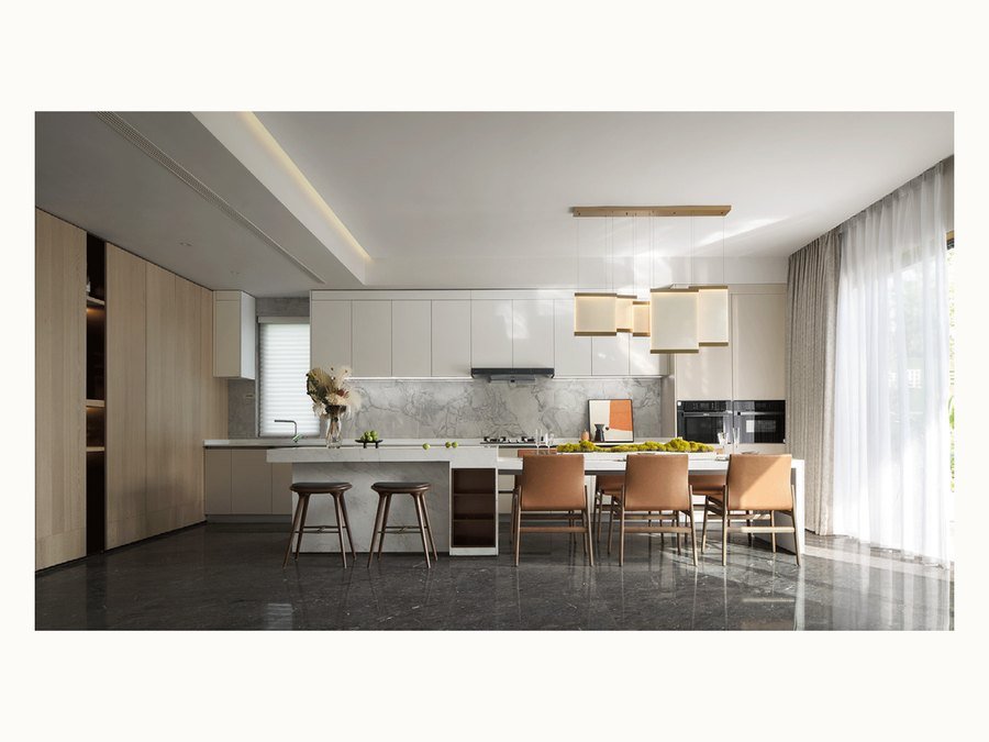BAOHUI BHC-001 light kitchen cabinet design