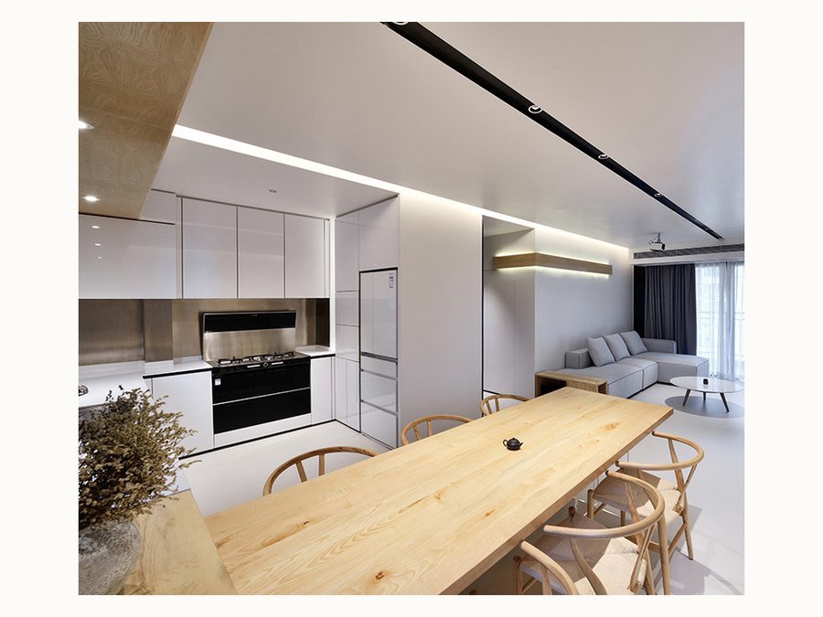 BAOHUI BHC-007 light kitchen cabinet design
