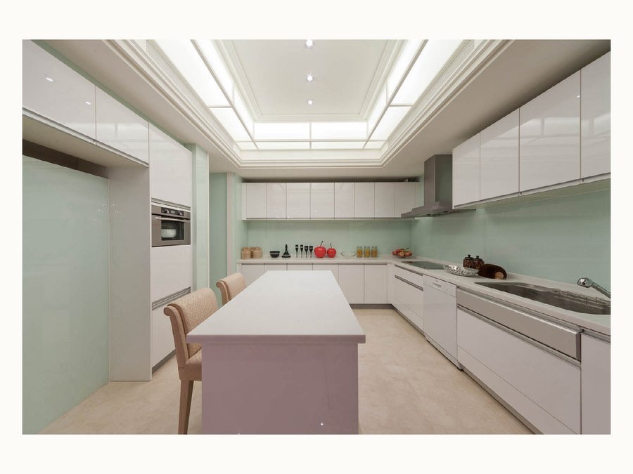 BAOHUI BHC-014 light kitchen cabinet design