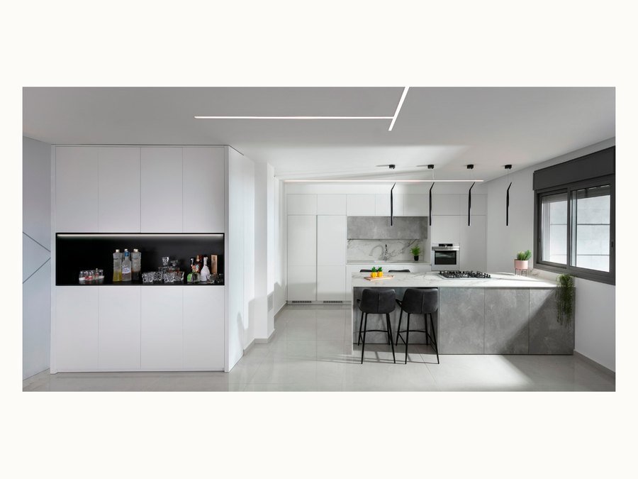 BAOHUI BHC-023 light kitchen cabinet design