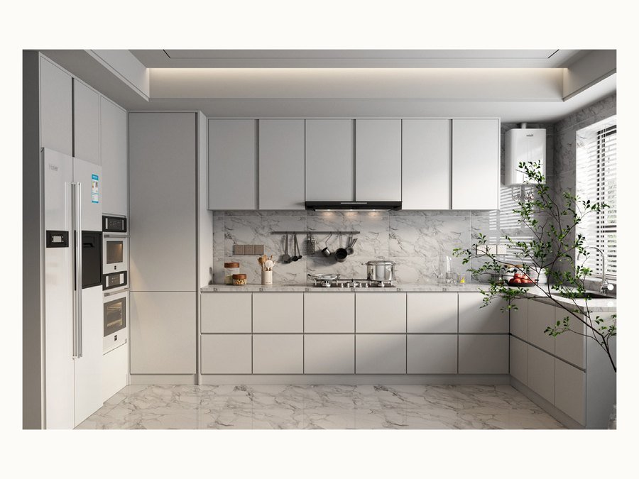 BAOHUI BHC-060 light kitchen cabinet design