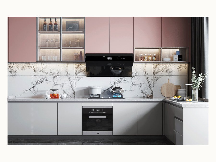 BAOHUI BHC-075 light kitchen cabinet design