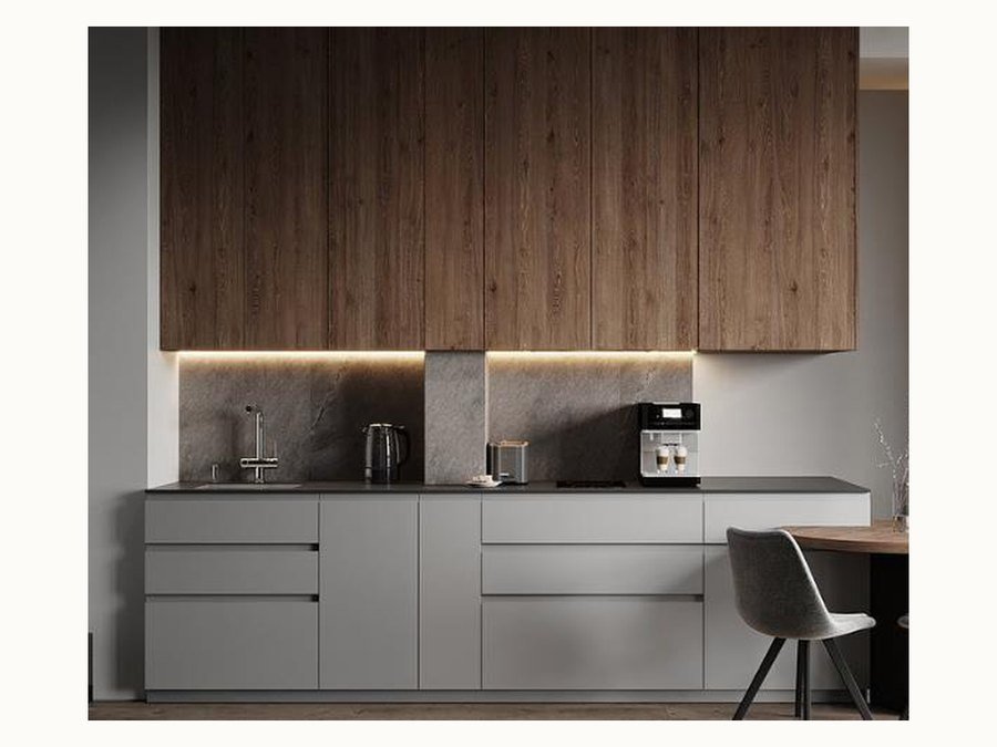 BAOHUI BHC-091 dark kitchen cabinet design