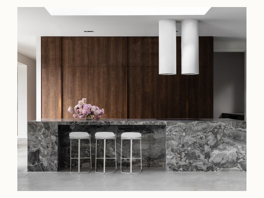 BAOHUI BHC-112 dark kitchen cabinet design