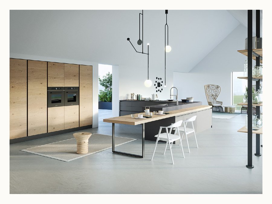 BAOHUI BHC-125 light kitchen cabinet design