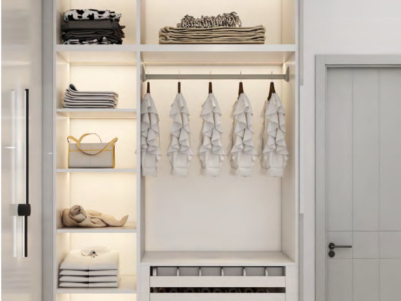BAOHUI BHW-009 custom wardrobe